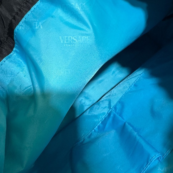 AUTHENTIC VERSACE black nylon tote Bag - Picture 12 of 17